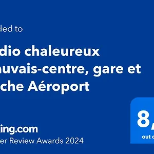 Chaleureux Beauvais-centre, Gare Et Proche Aéroport Appartement Beauvais